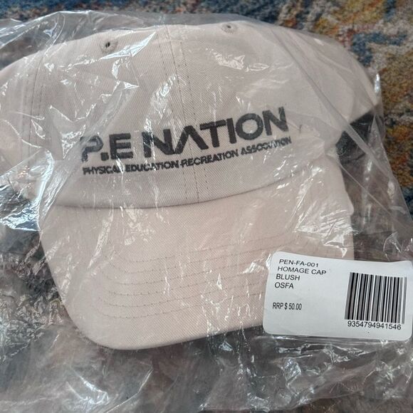 P.E. Nation HOMAGE CAP in blush NWT - Picture 2 of 3